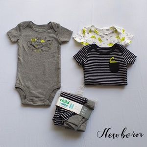 Carter's Baby Boy: 3-pack bodysuit + 2-pack pants